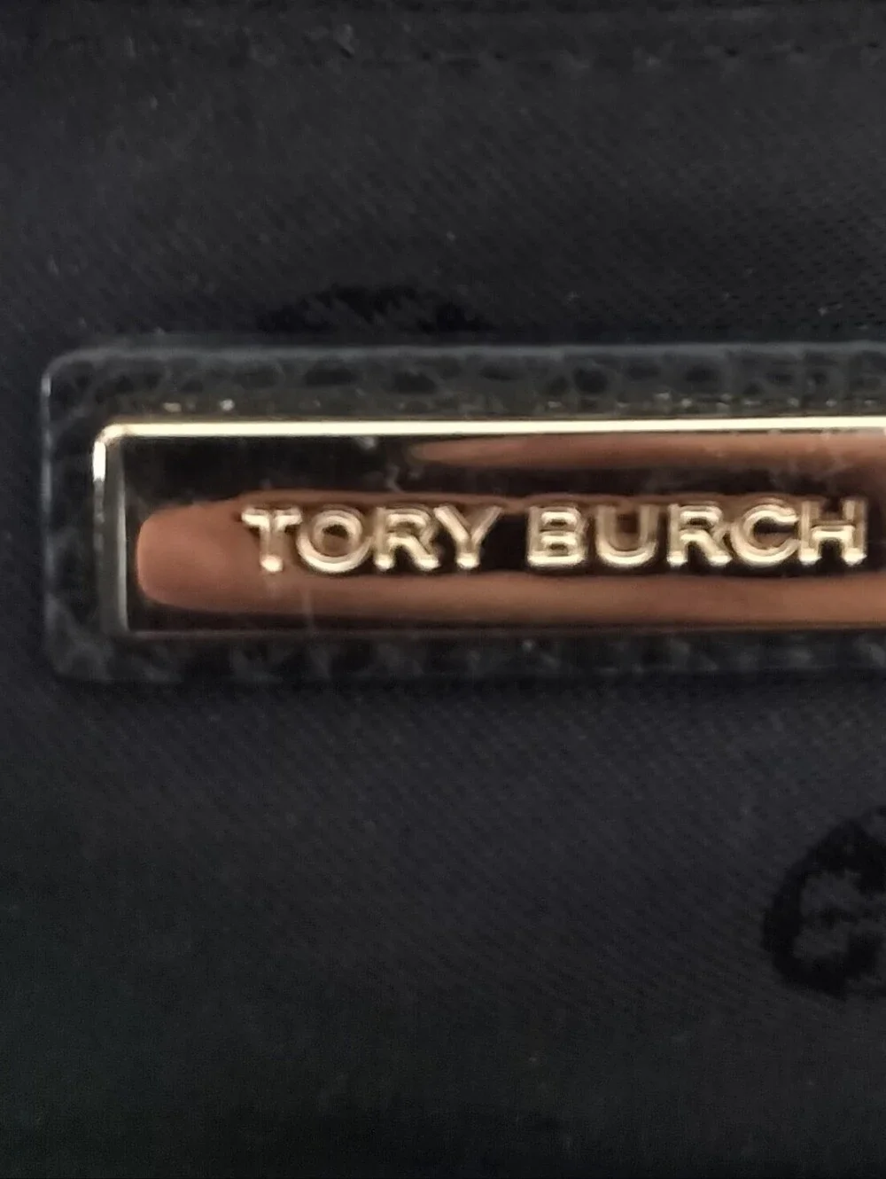 Tory Burch Black Pebbled Leather Crossbody Color Black You